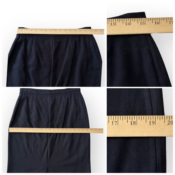 Prada Archival S/S 2001 Runway Contrast Stitch Cotton Pencil Skirt IT46 - Picture 9 of 10